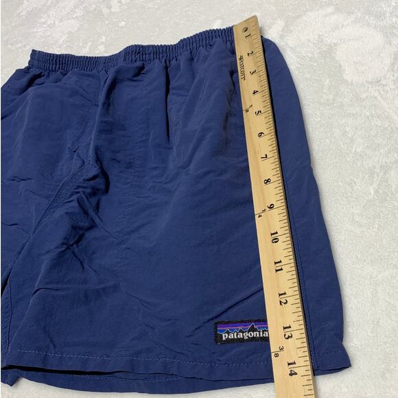 Patagonia Baggies Shorts 4" Inseam Mens Small Navy Blue Pockets *Liner Cut Out - Picture 14 of 15